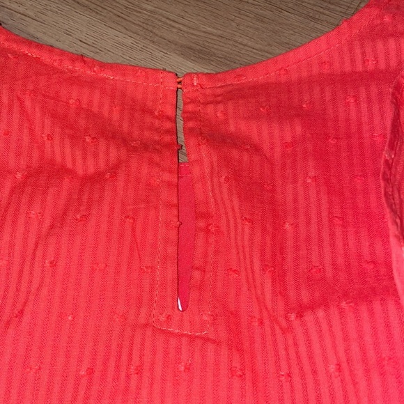J.Crew coral Swiss dot tank top 6 NWT - Picture 4 of 4